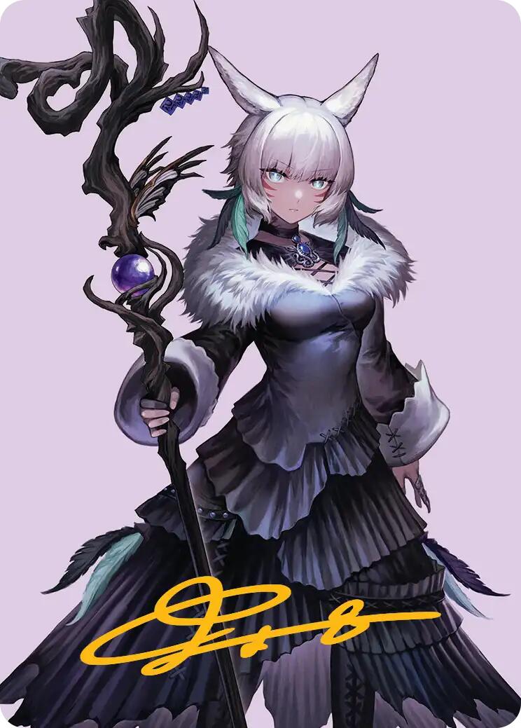 Y'shtola, Night's Blessed Art Card (53) (Gold-Stamped Signature) [FINAL FANTASY Art Series] | Gear Gaming Fayetteville
