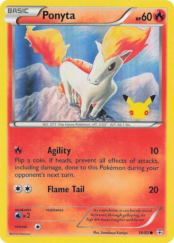 Ponyta (014/083) (UK Exclusive Promo) [Miscellaneous Cards] | Gear Gaming Fayetteville