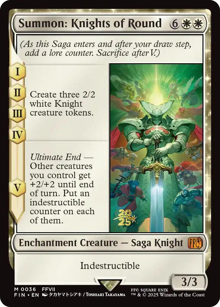 Summon: Knights of Round [FINAL FANTASY Prerelease Promo] | Gear Gaming Fayetteville