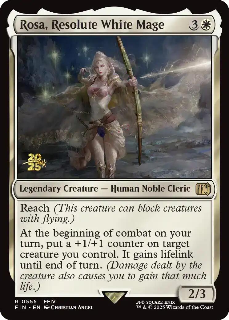 Rosa, Resolute White Mage [FINAL FANTASY Prerelease Promo] | Gear Gaming Fayetteville