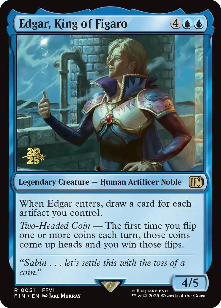 Edgar, King of Figaro [FINAL FANTASY Prerelease Promo] | Gear Gaming Fayetteville