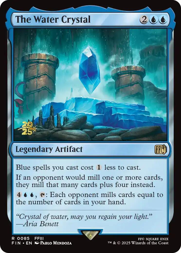The Water Crystal [FINAL FANTASY Prerelease Promo] | Gear Gaming Fayetteville