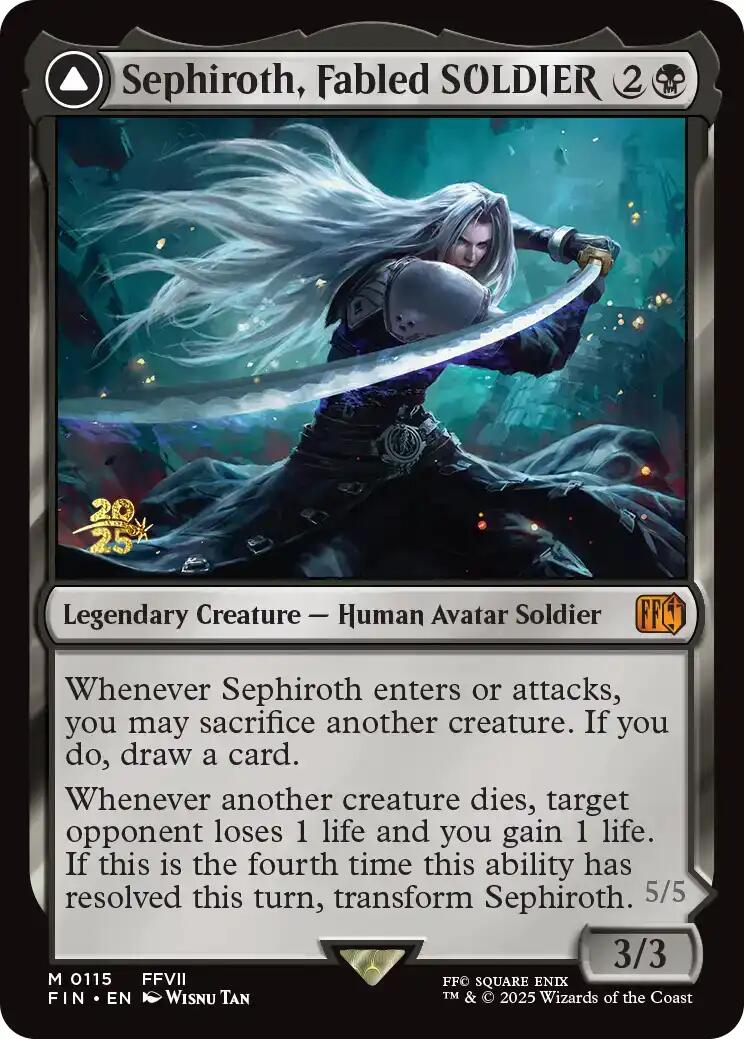 Sephiroth, Fabled SOLDIER [FINAL FANTASY Prerelease Promo] | Gear Gaming Fayetteville