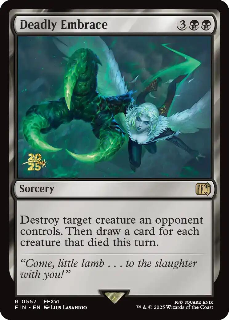 Deadly Embrace [FINAL FANTASY Prerelease Promo] | Gear Gaming Fayetteville