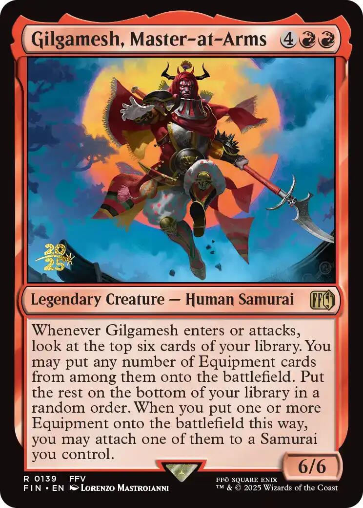 Gilgamesh, Master-at-Arms [FINAL FANTASY Prerelease Promo] | Gear Gaming Fayetteville