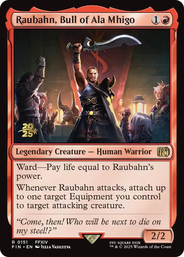 Raubahn, Bull of Ala Mhigo [FINAL FANTASY Prerelease Promo] | Gear Gaming Fayetteville
