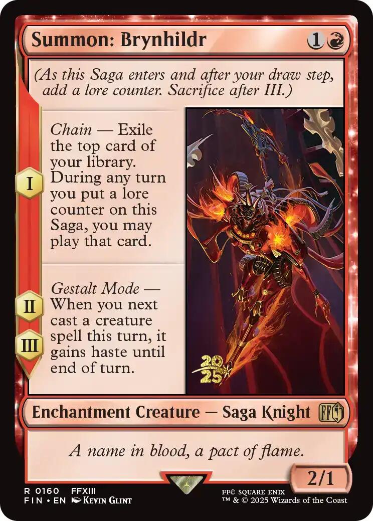 Summon: Brynhildr [FINAL FANTASY Prerelease Promo] | Gear Gaming Fayetteville