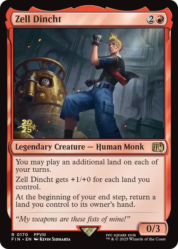 Zell Dincht [FINAL FANTASY Prerelease Promo] | Gear Gaming Fayetteville