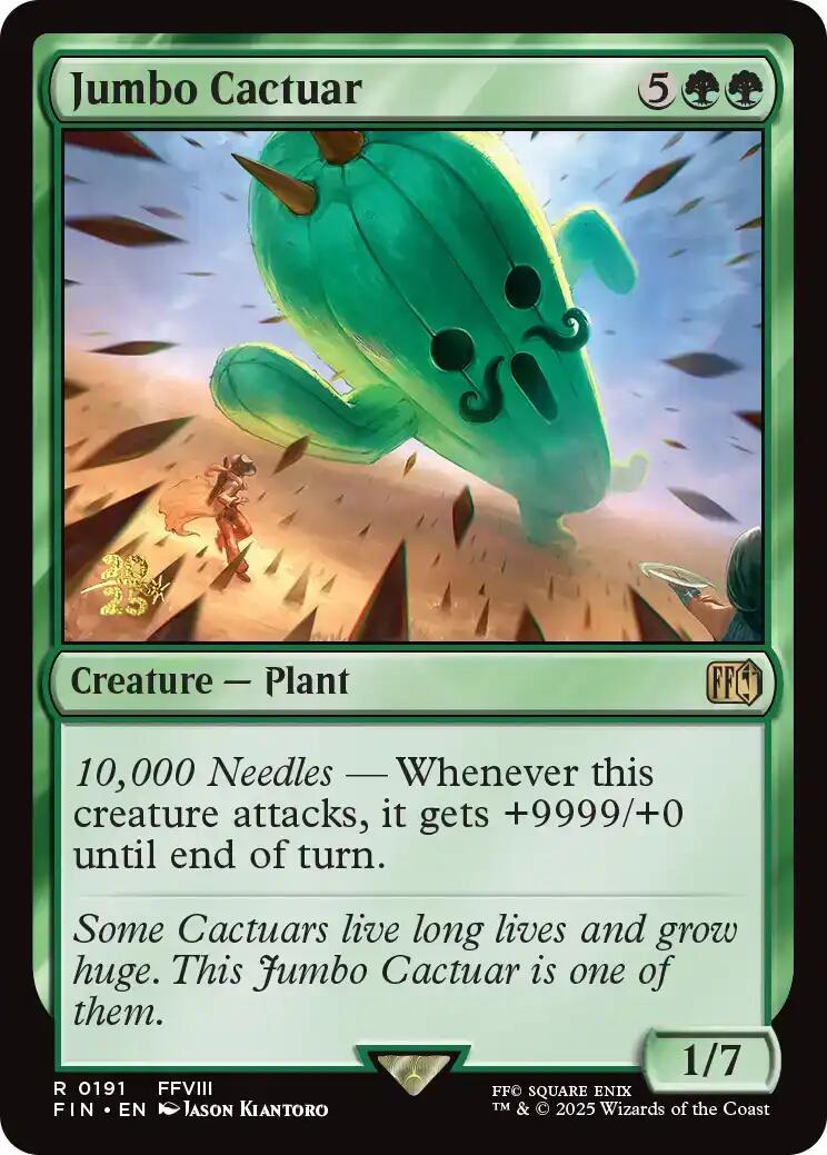 Jumbo Cactuar [FINAL FANTASY Prerelease Promo] | Gear Gaming Fayetteville