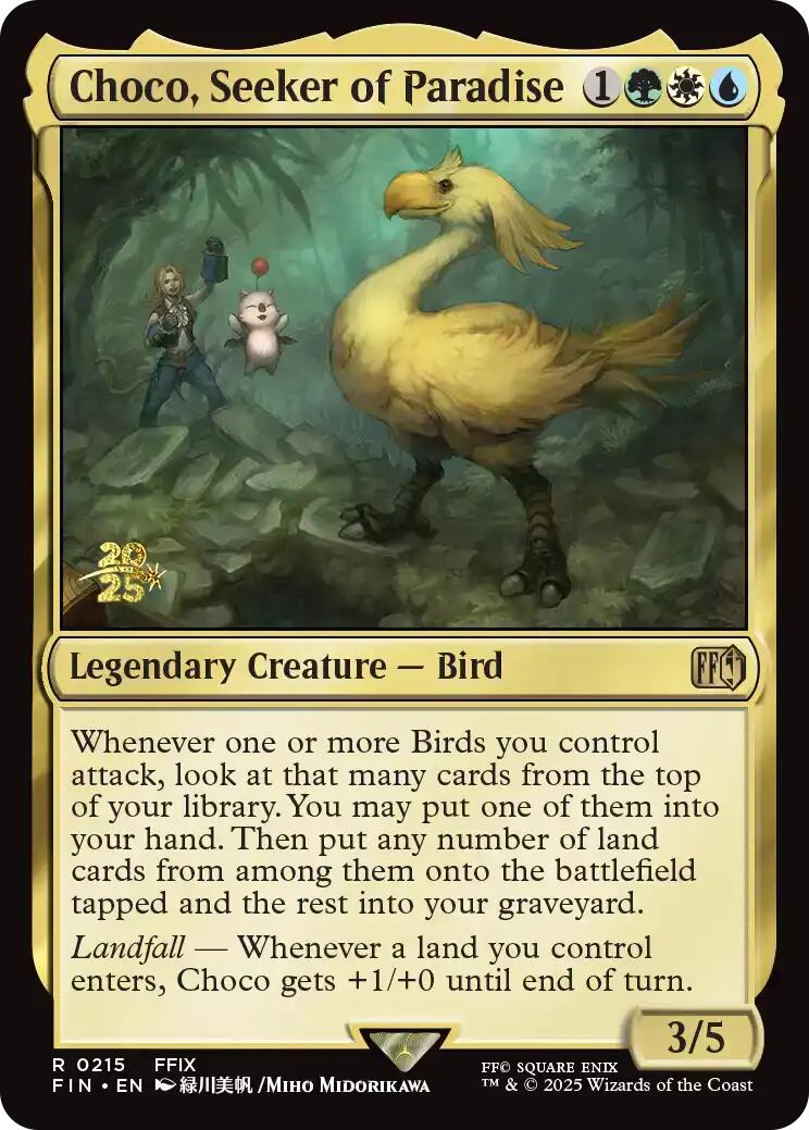 Choco, Seeker of Paradise [FINAL FANTASY Prerelease Promo] | Gear Gaming Fayetteville