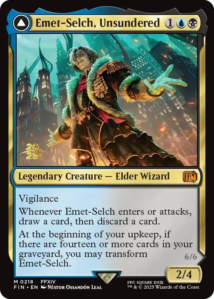 Emet-Selch, Unsundered // Hades, Sorcerer of Eld [FINAL FANTASY Prerelease Promo] | Gear Gaming Fayetteville