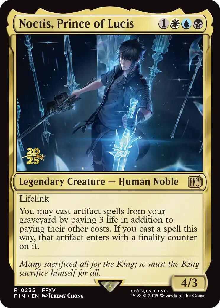 Noctis, Prince of Lucis [FINAL FANTASY Prerelease Promo] | Gear Gaming Fayetteville