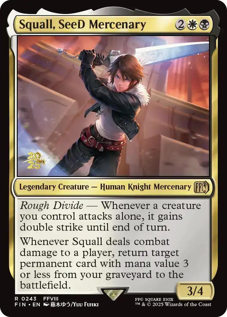 Squall, SeeD Mercenary [FINAL FANTASY Prerelease Promo] | Gear Gaming Fayetteville