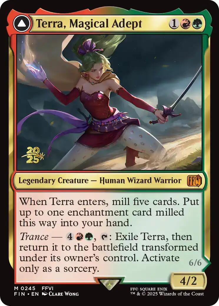 Terra, Magical Adept // Esper Terra [FINAL FANTASY Prerelease Promo] | Gear Gaming Fayetteville