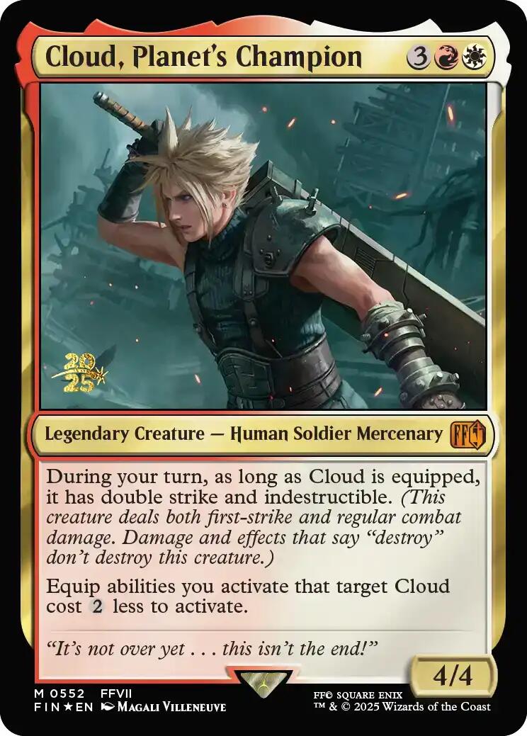 Cloud, Planet's Champion [FINAL FANTASY Prerelease Promo] | Gear Gaming Fayetteville