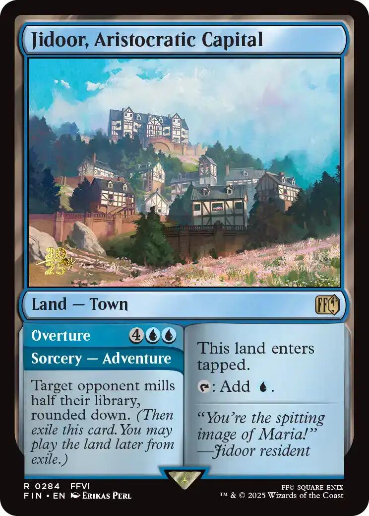 Jidoor, Aristocratic Capital [FINAL FANTASY Prerelease Promo] | Gear Gaming Fayetteville