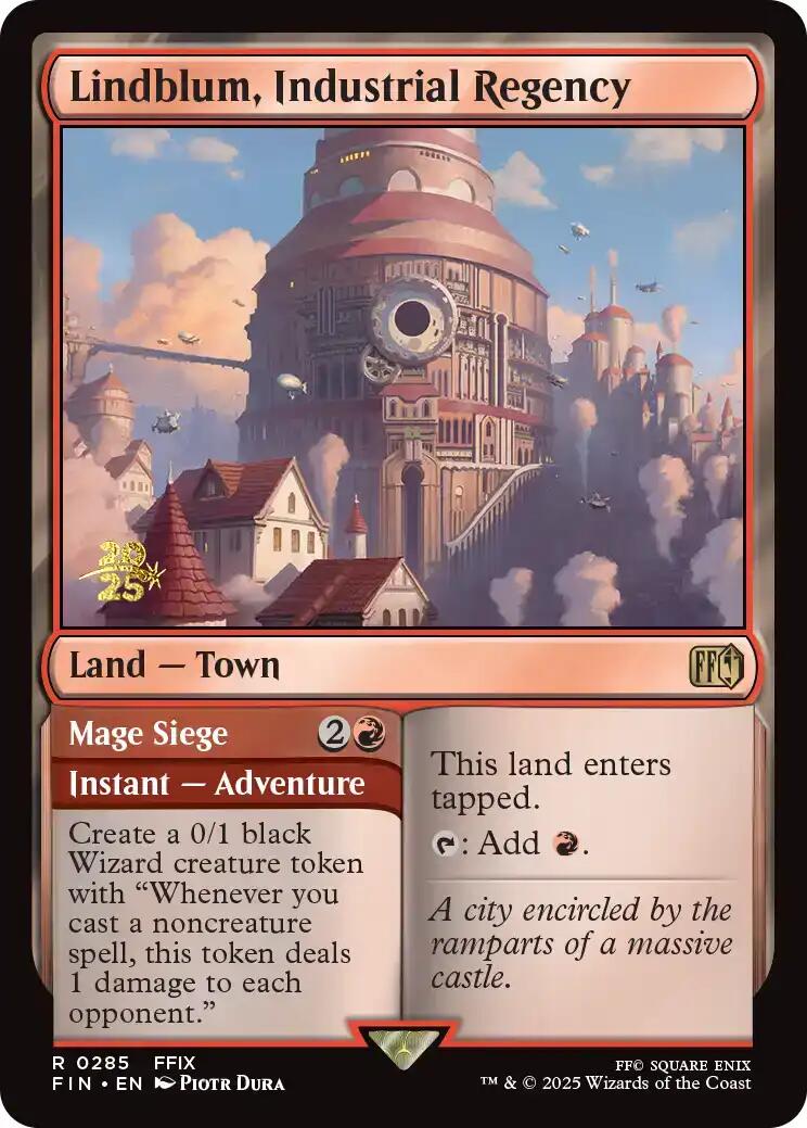 Lindblum, Industrial Regency [FINAL FANTASY Prerelease Promo] | Gear Gaming Fayetteville