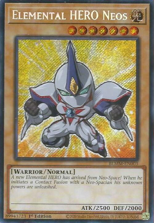 Elemental HERO Neos [BLMM-EN003] Secret Rare | Gear Gaming Fayetteville