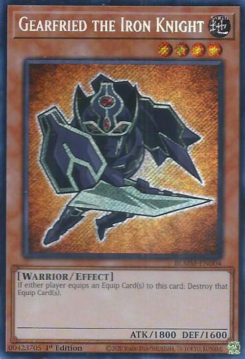 Gearfried the Iron Knight [BLMM-EN004] Secret Rare | Gear Gaming Fayetteville