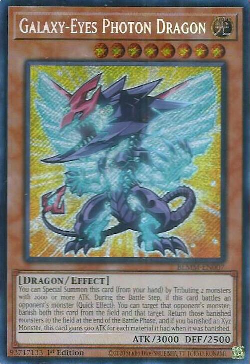Galaxy-Eyes Photon Dragon [BLMM-EN007] Secret Rare | Gear Gaming Fayetteville