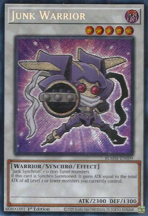 Junk Warrior [BLMM-EN009] Secret Rare | Gear Gaming Fayetteville