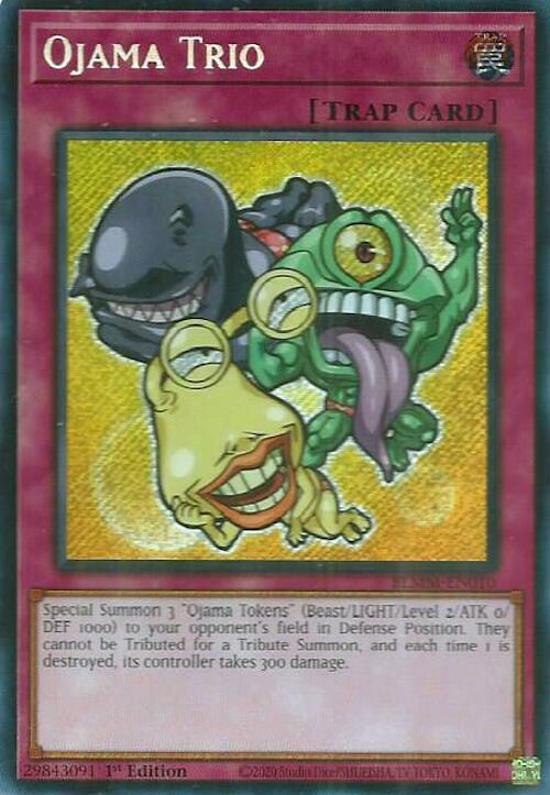 Ojama Trio [BLMM-EN010] Secret Rare | Gear Gaming Fayetteville