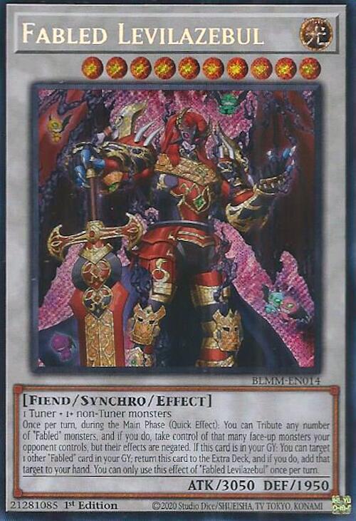 Fabled Levilazebul [BLMM-EN014] Secret Rare | Gear Gaming Fayetteville