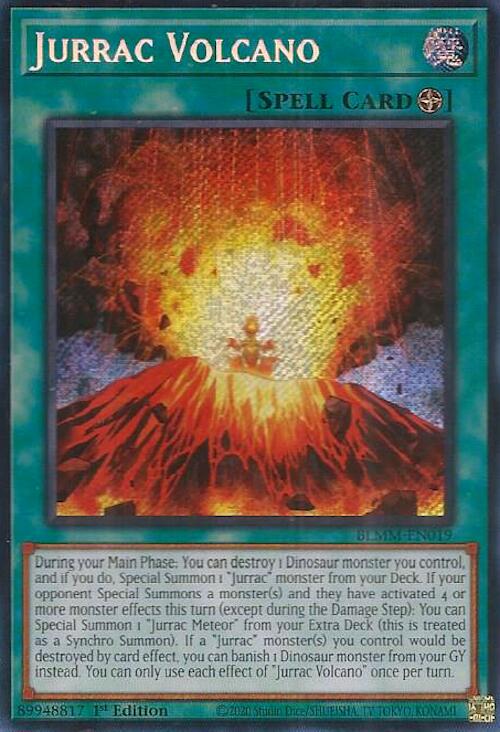 Jurrac Volcano [BLMM-EN019] Secret Rare | Gear Gaming Fayetteville