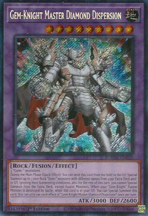 Gem-Knight Master Diamond Dispersion [BLMM-EN020] Secret Rare | Gear Gaming Fayetteville