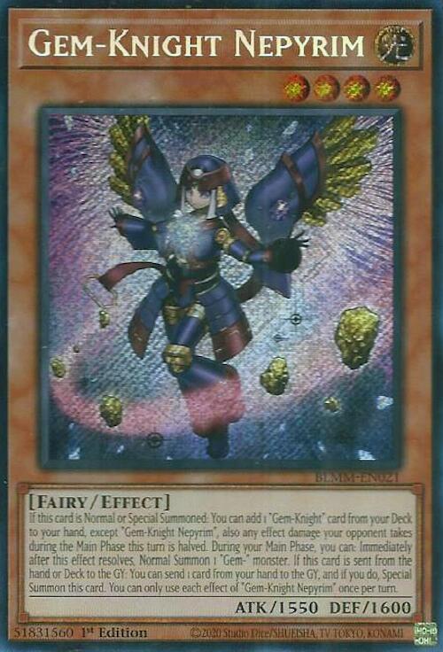 Gem-Knight Nepyrim [BLMM-EN021] Secret Rare | Gear Gaming Fayetteville