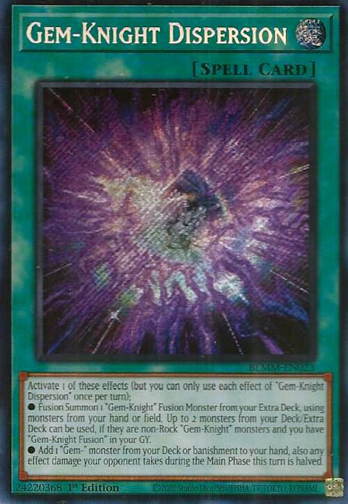 Gem-Knight Dispersion [BLMM-EN023] Secret Rare | Gear Gaming Fayetteville