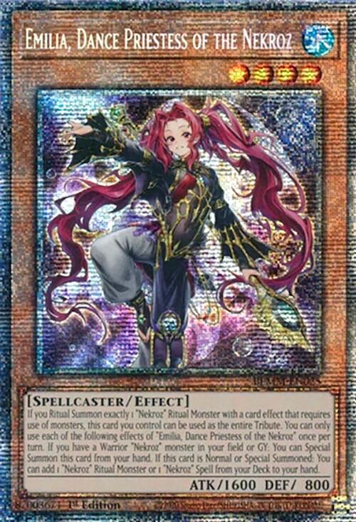 Emilia, Dance Priestess of the Nekroz (Starlight Rare) [BLMM-EN025] Starlight Rare | Gear Gaming Fayetteville