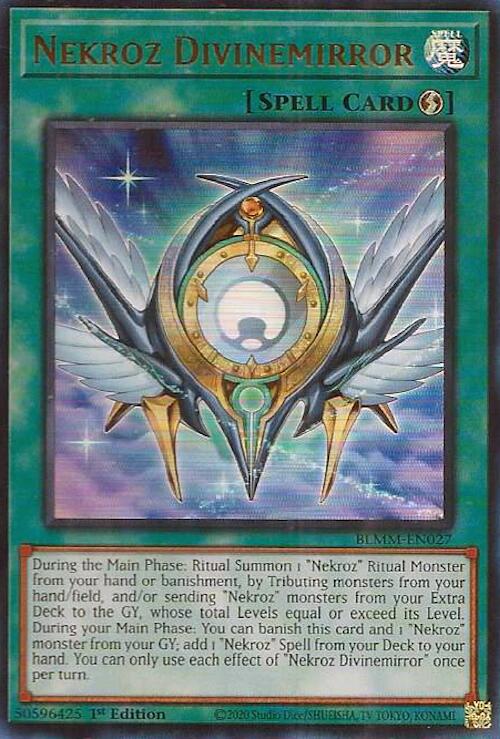 Nekroz Divinemirror [BLMM-EN027] Ultra Rare | Gear Gaming Fayetteville