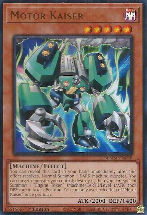 Motor Kaiser [BLMM-EN028] Ultra Rare | Gear Gaming Fayetteville