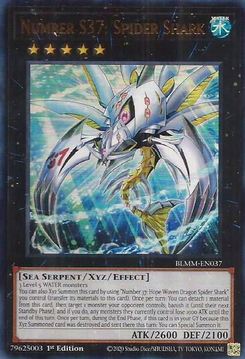 Number S37: Spider Shark [BLMM-EN037] Ultra Rare | Gear Gaming Fayetteville