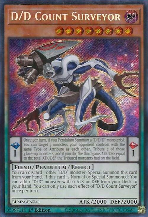 D/D Count Surveyor [BLMM-EN041] Secret Rare | Gear Gaming Fayetteville