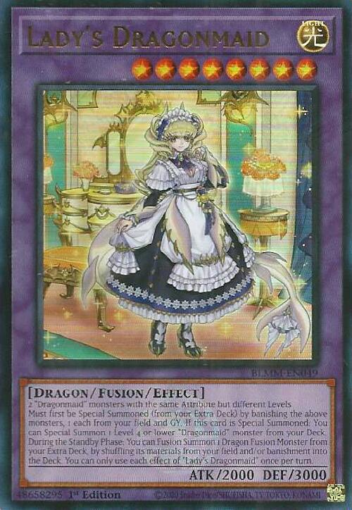 Lady's Dragonmaid [BLMM-EN049] Ultra Rare | Gear Gaming Fayetteville