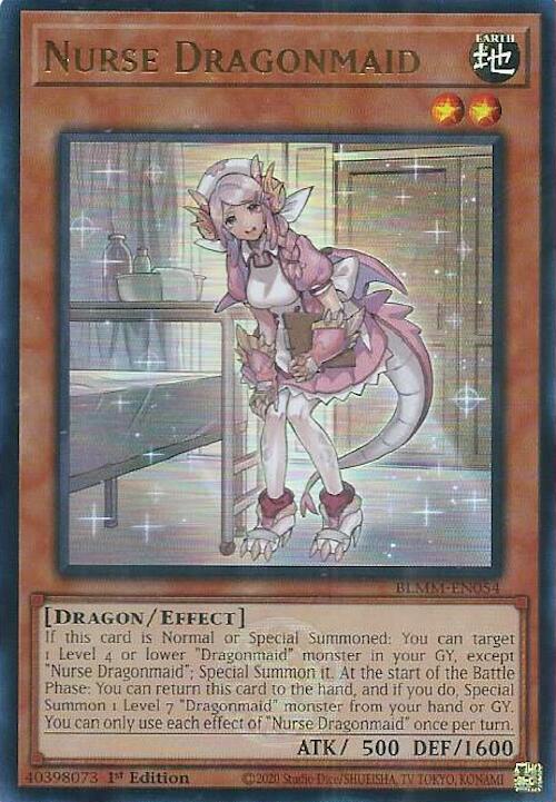 Nurse Dragonmaid [BLMM-EN054] Ultra Rare | Gear Gaming Fayetteville