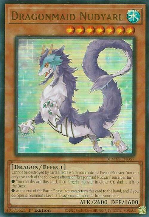 Dragonmaid Nudyarl [BLMM-EN057] Ultra Rare | Gear Gaming Fayetteville