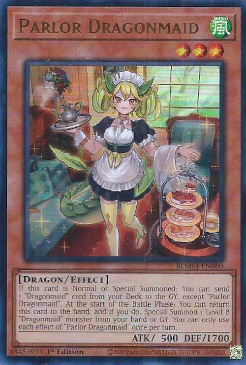 Parlor Dragonmaid [BLMM-EN060] Ultra Rare | Gear Gaming Fayetteville