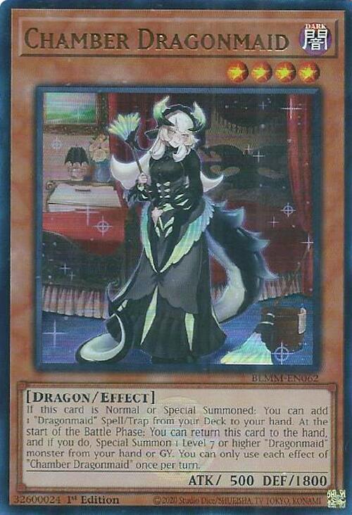 Chamber Dragonmaid [BLMM-EN062] Ultra Rare | Gear Gaming Fayetteville