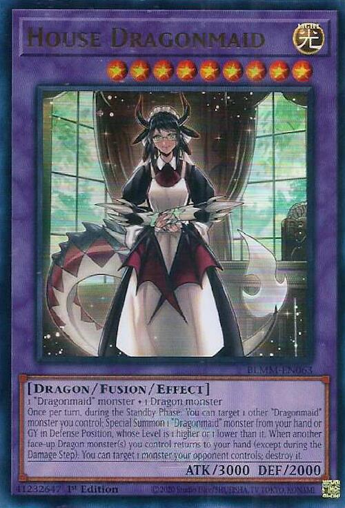 House Dragonmaid [BLMM-EN063] Ultra Rare | Gear Gaming Fayetteville