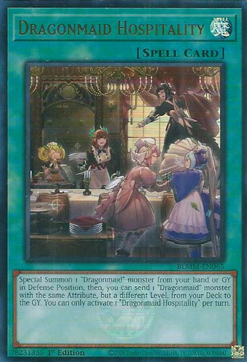 Dragonmaid Hospitality [BLMM-EN065] Ultra Rare | Gear Gaming Fayetteville