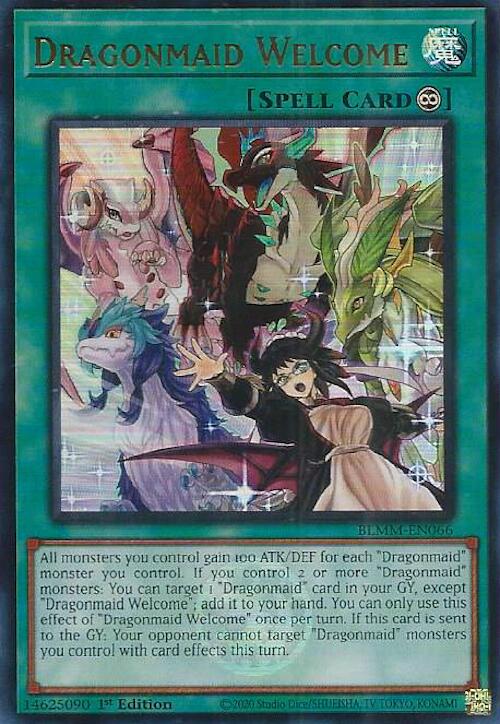 Dragonmaid Welcome [BLMM-EN066] Ultra Rare | Gear Gaming Fayetteville