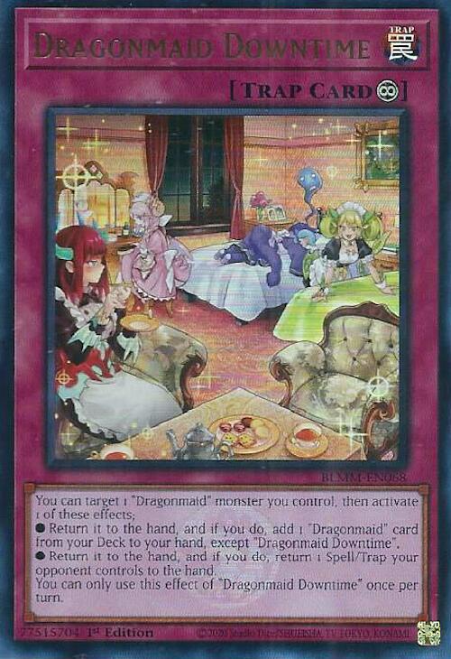 Dragonmaid Downtime [BLMM-EN068] Ultra Rare | Gear Gaming Fayetteville