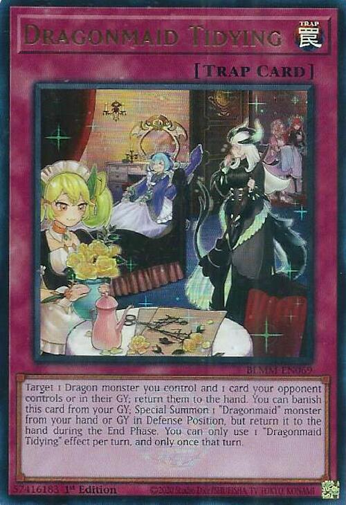 Dragonmaid Tidying [BLMM-EN069] Ultra Rare | Gear Gaming Fayetteville