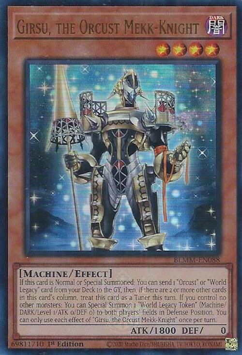 Girsu, the Orcust Mekk-Knight [BLMM-EN088] Ultra Rare | Gear Gaming Fayetteville