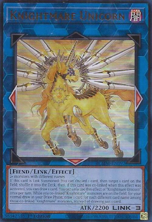 Knightmare Unicorn [BLMM-EN092] Ultra Rare | Gear Gaming Fayetteville