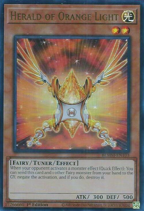 Herald of Orange Light [BLMM-EN103] Ultra Rare | Gear Gaming Fayetteville