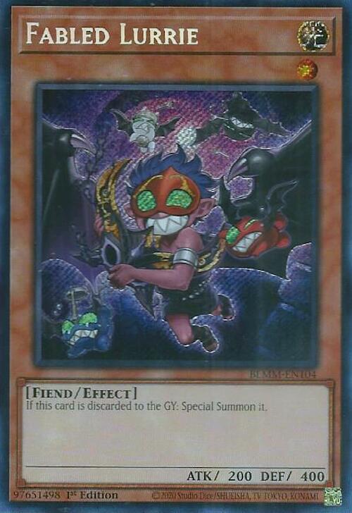 Fabled Lurrie [BLMM-EN104] Secret Rare | Gear Gaming Fayetteville